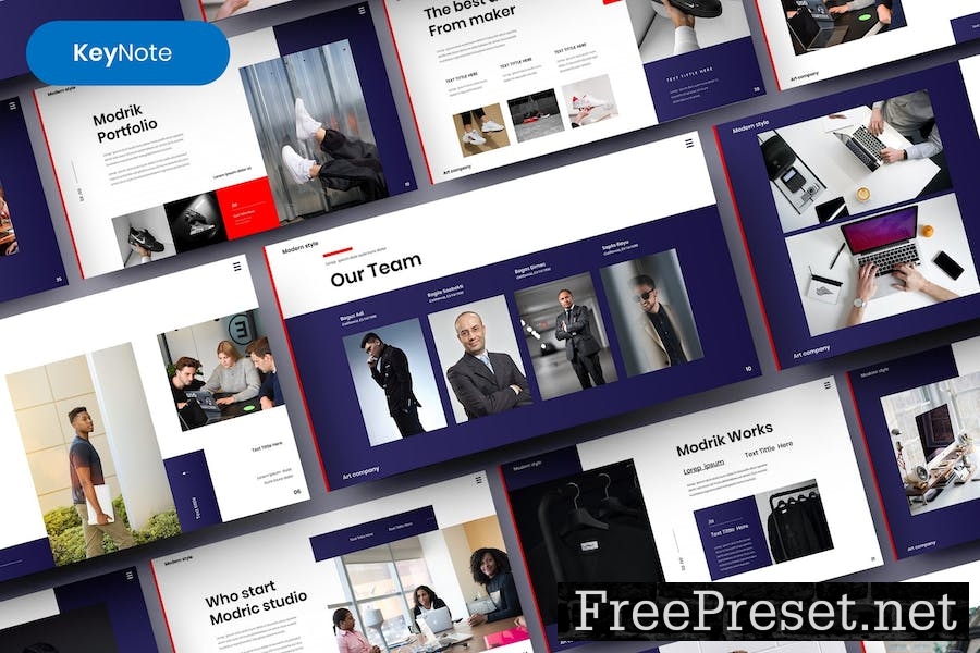 Modrik – Business Keynote Template S3GPR8A