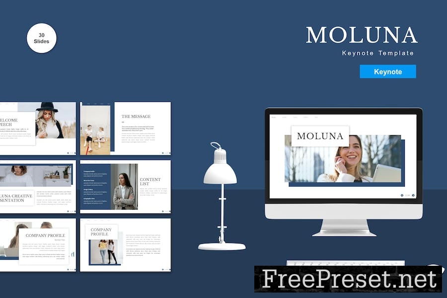 Moluna - Keynote Template KDR2KJQ