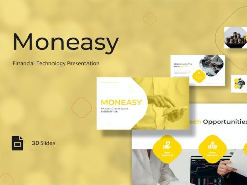 Moneasy - Financial Technology Google Slides BAKUGJJ