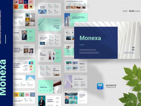 Monexa - Business Keynote Template XUWA98M