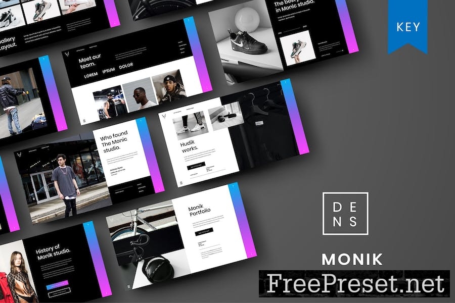 Monik – Business Keynote Template BWBGAFN