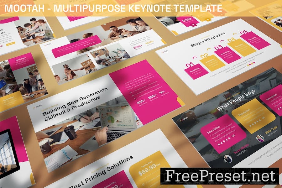 Mootah - Multipurpose Keynote Template Y5J444C