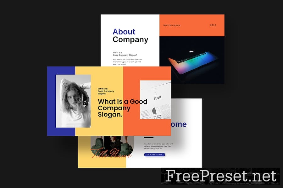 Moral-The Business Presentation Template 865CFQK