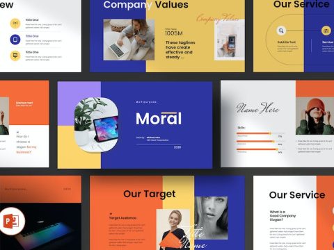 Moral-The Business Presentation Template 865CFQK