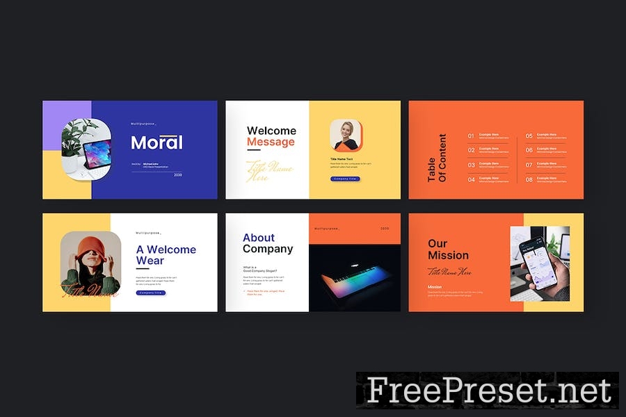 Moral-The Business Presentation Template DV9Y97N