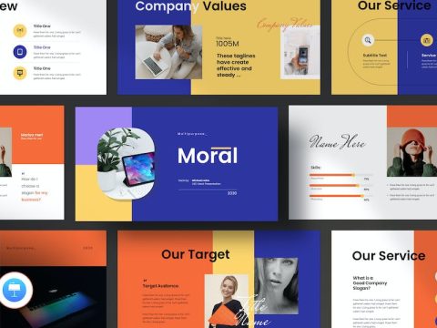 Moral-The Business Presentation Template DV9Y97N