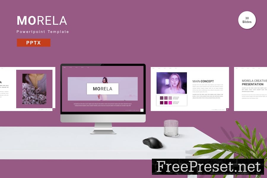 Morela - Powerpoint Template WJXDVZD