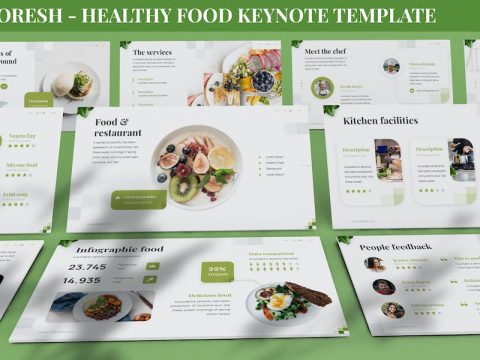 Moresh - Healthy Food Keynote Template JJHJYCL