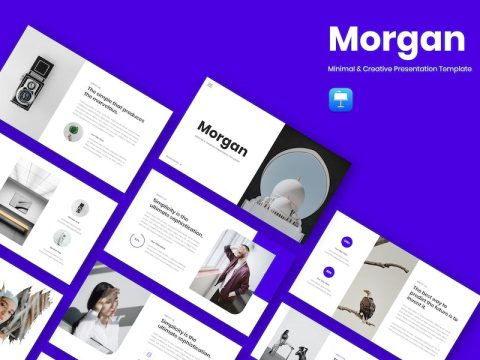 Morgan - Minimal & Creative Keynote Template GPB273K