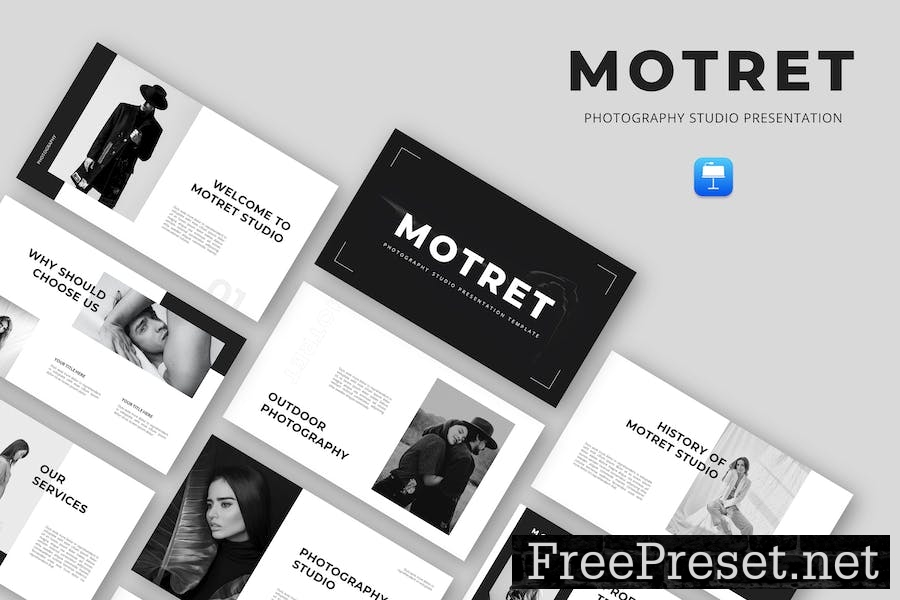 Motret - Photography Studio Keynote Template RYJ4THU