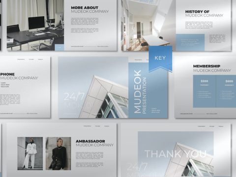 Mudeok Keynote Template 626VE2G