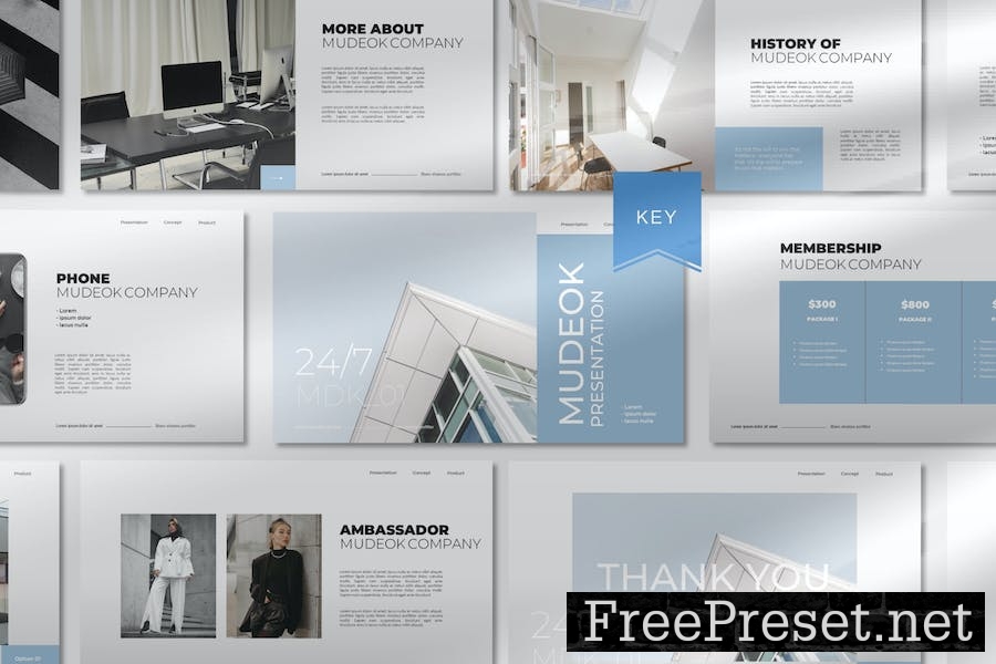 Mudeok Keynote Template 626VE2G