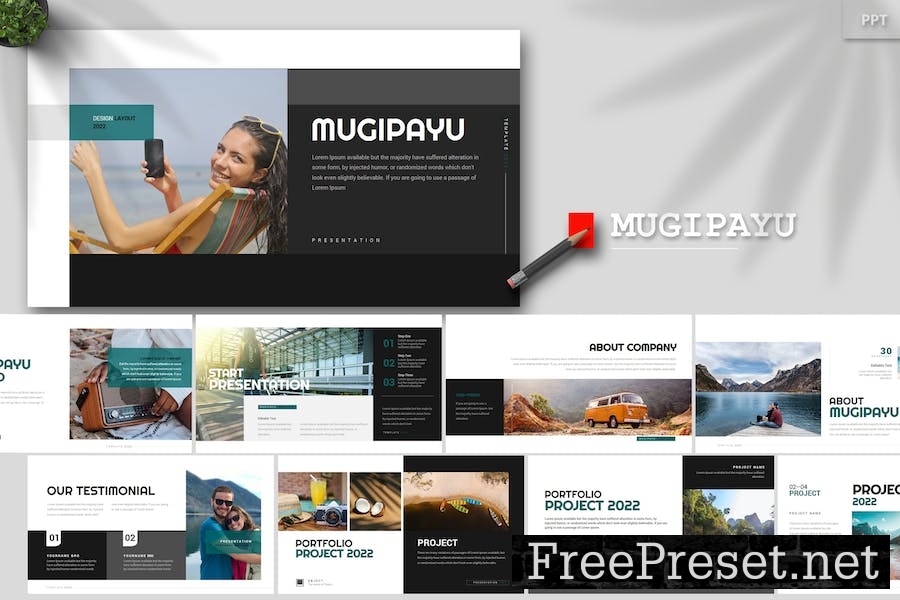 Mugipayu - Powerpoint Template A9EXZJD