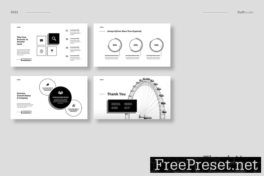 Multico - Minimalist Keynote Template 7VKWPVT