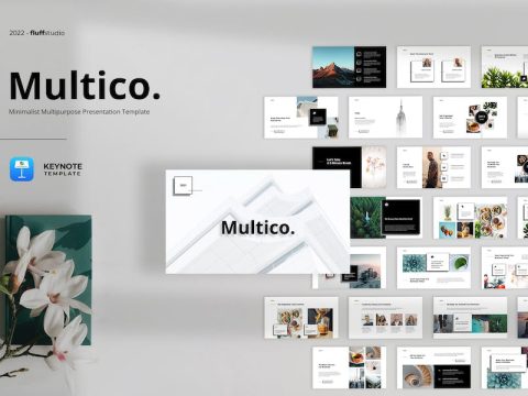 Multico - Minimalist Keynote Template 7VKWPVT