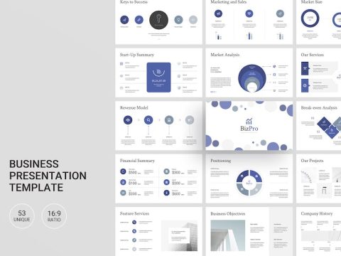 Multipurpose Business Google Slides Presentation L2HF24F