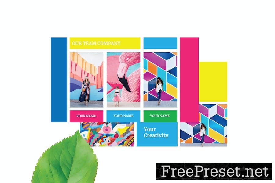 Mural - PowerPoint Template NYSTEFH