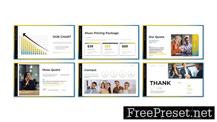 Muse - Business Presentation Keynote Template JACP8AU