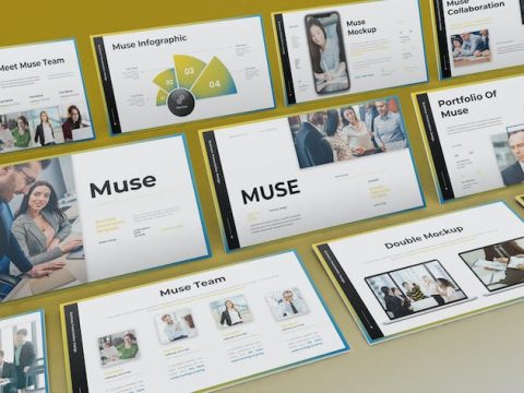 Muse - Business Presentation Keynote Template JACP8AU