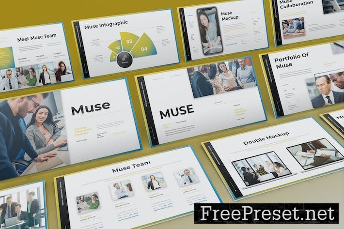 Muse - Business Presentation Keynote Template JACP8AU