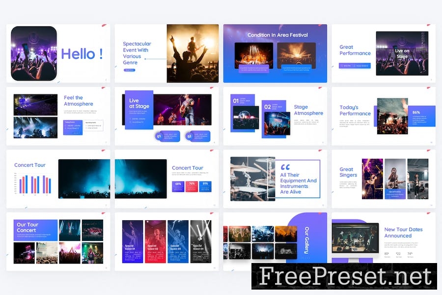 MusicMood Music Keynote Template PLDMU68