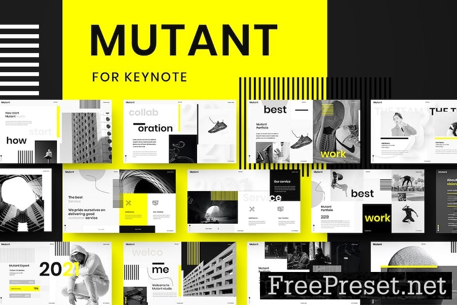 Mutant – Business Keynote Template S2XVYR4