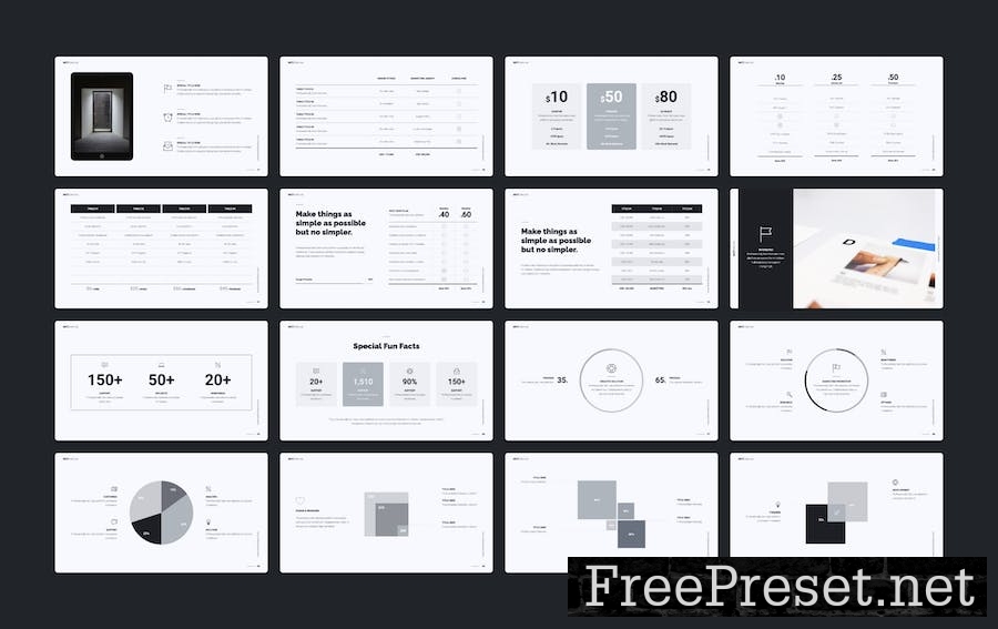 MUTI - Minimal Presentation Template (KEY) Z54BV38