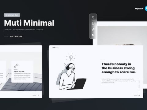 MUTI - Minimal Presentation Template (KEY) Z54BV38