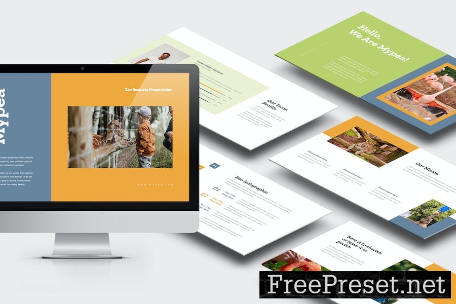 Mypea : Zoo Business Keynote Template N2YQ54K