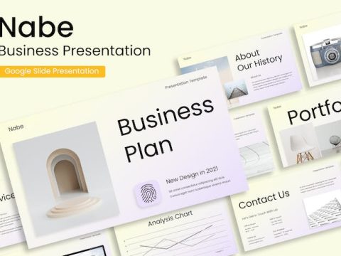 Nabe - Creative Business GoogleSlide Presentation KBLYLLT