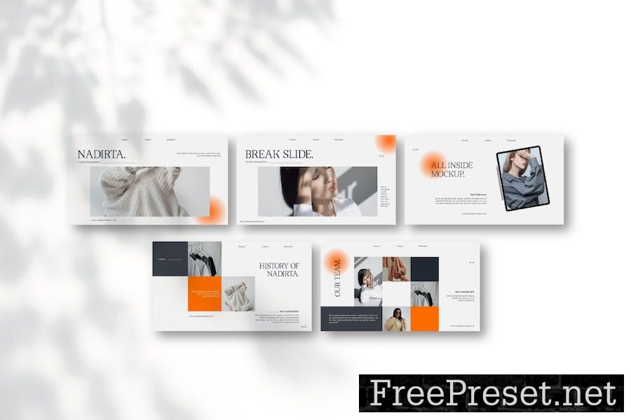 Nadirta Powerpoint Template ZF59BX8