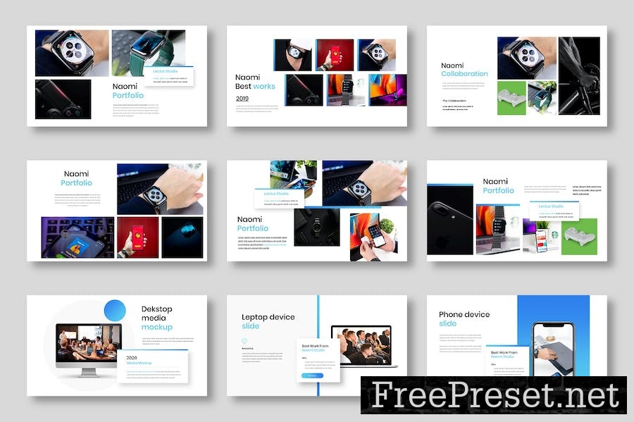 Naomi – Business Keynote Template ZX78X3P