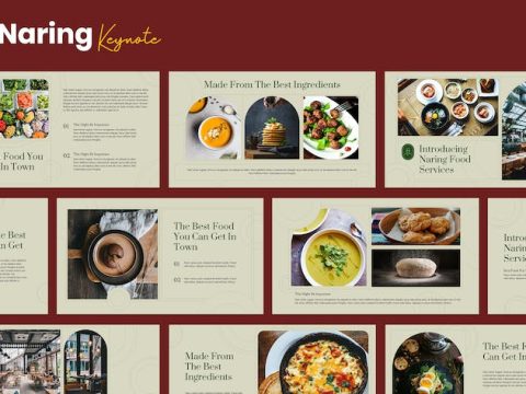 Naring - Culinary Template Keynote GPFF3QV