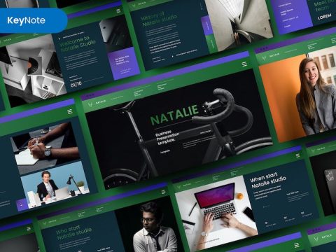 Natalie – Business Keynote Template BA93D47