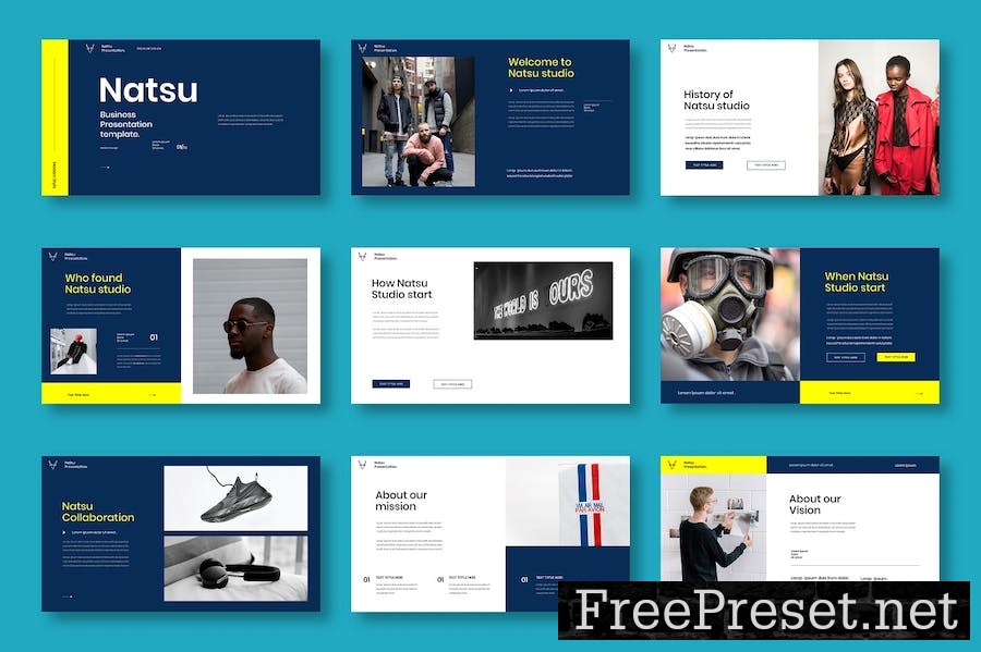 Natsu – Business Keynote Template P5S63FP