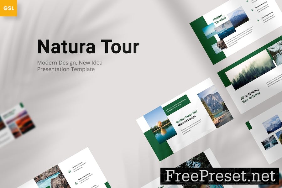 Natura Tour - Google Slides Template