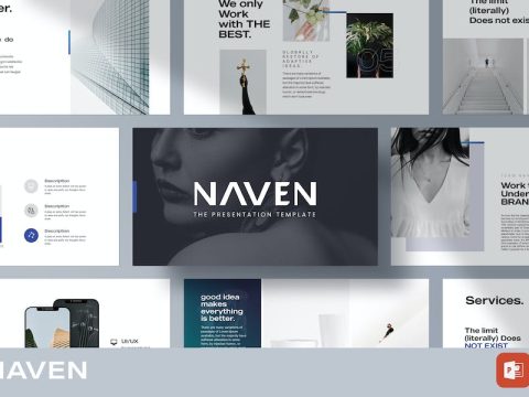 Naven PowerPoint Template EF32CLH