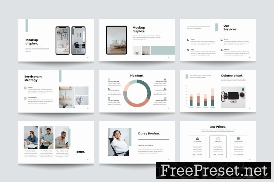 Nedoh Business Plan Keynote Presentation Template RSJST8Z