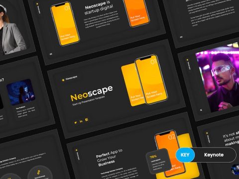 Neoscape - Pitch Deck Keynote Template T8LBE92