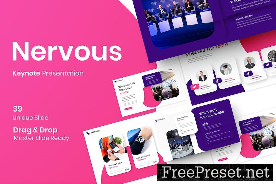 Nervous – Business Keynote Template