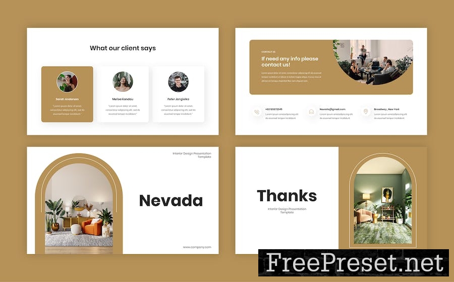 Nevada - Interior Design Powerpoint Template 59P6RP7