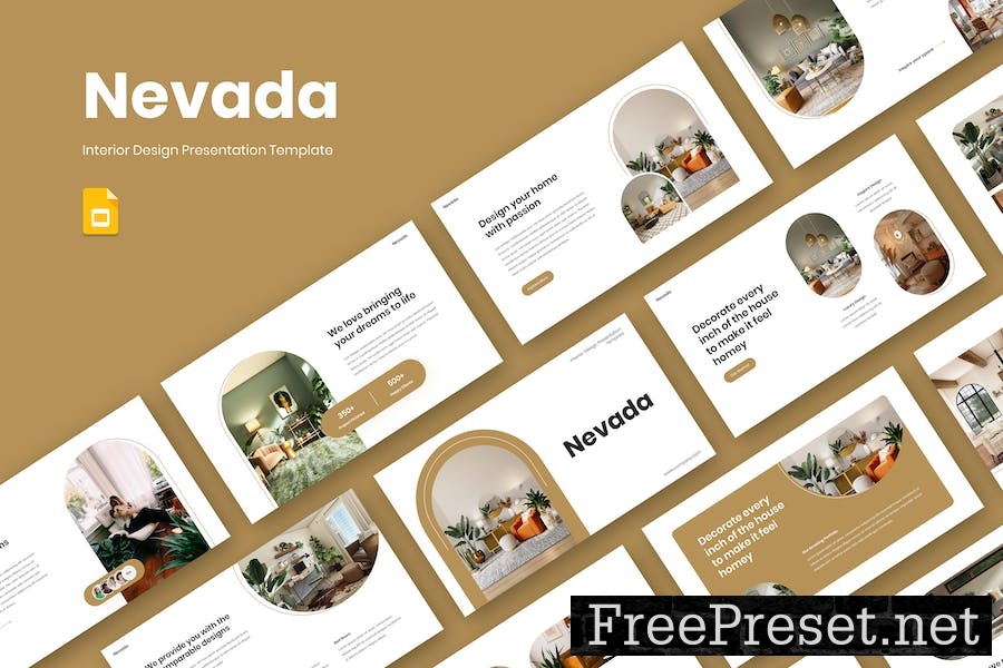 Nevada - Interior Design Powerpoint Template 59P6RP7