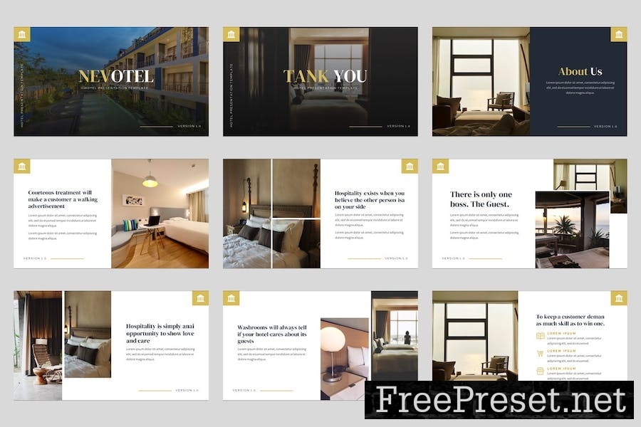 Nevotel - Luxury Hotel Keynote Template XG2BFRJ