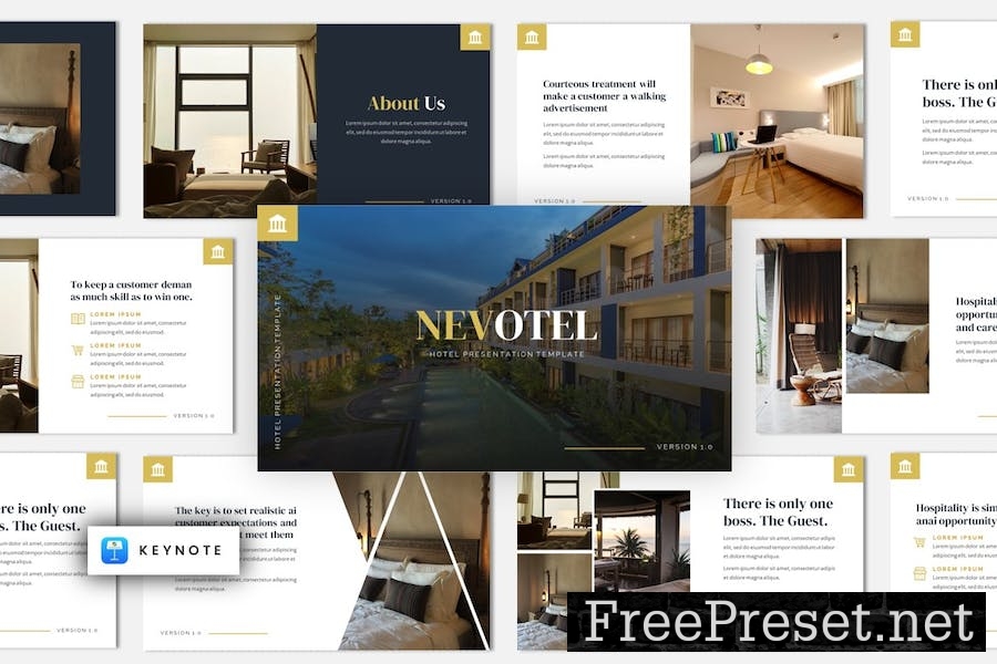 Nevotel - Luxury Hotel Keynote Template XG2BFRJ