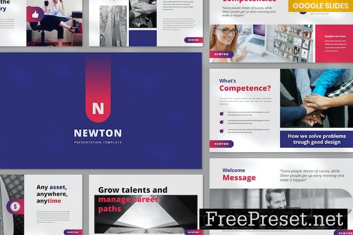 Newton Business Google Slides ULVNJJR