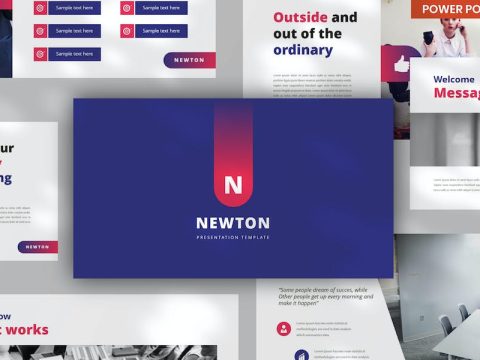 Newton Business PowerPoint BBDPHD9