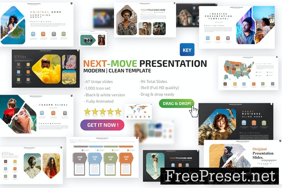 Next-Move Keynote Templates 6FRU6EX