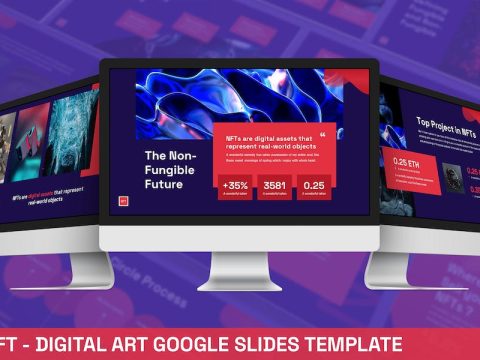 NFT - Digital Art Google Slides Template H4MLWMM