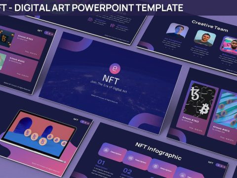 NFT - Digital Art Powerpoint Template E4RN5JW