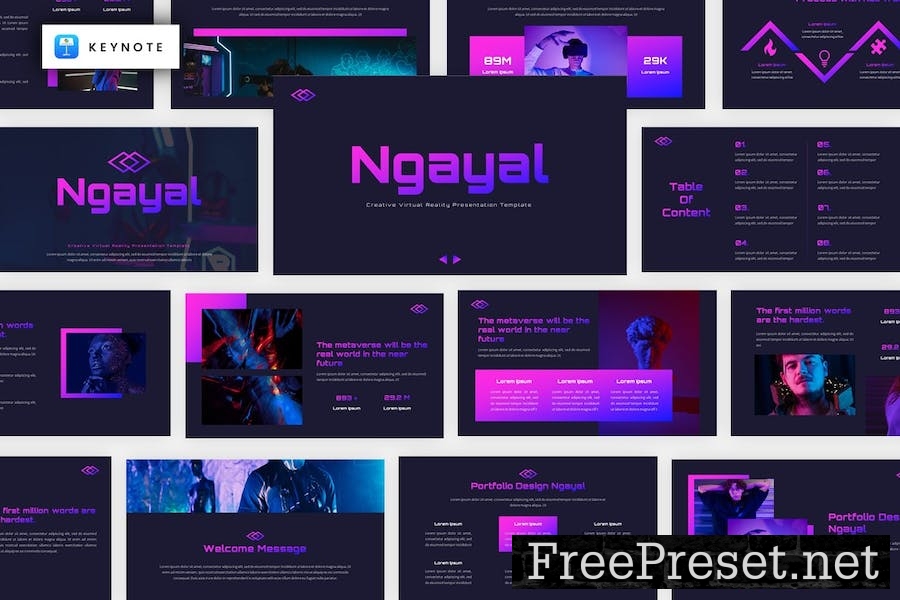 Ngayal - Virtual Reality Keynote Template ZL3GGCT